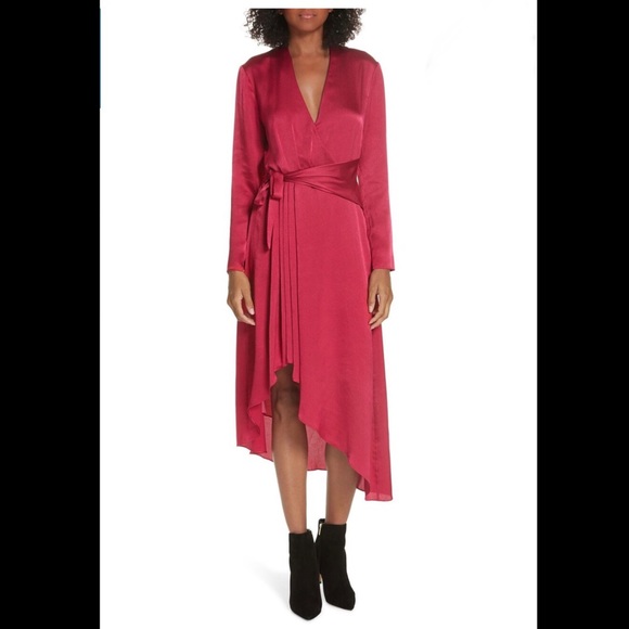 Equipment Dresses & Skirts - Equipment Adisa Asymmetrical Wrap Dress